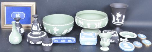 COLLECTION OF VINTAGE 20TH CENTURY WEDGWOOD JASPERWARE CHINA