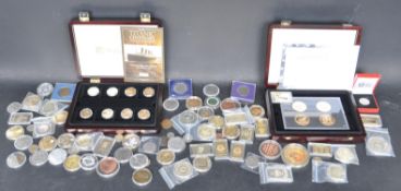 LARGE COLLECTION OF WESTMINSTER GOLD PLATED AND OTHER COINS