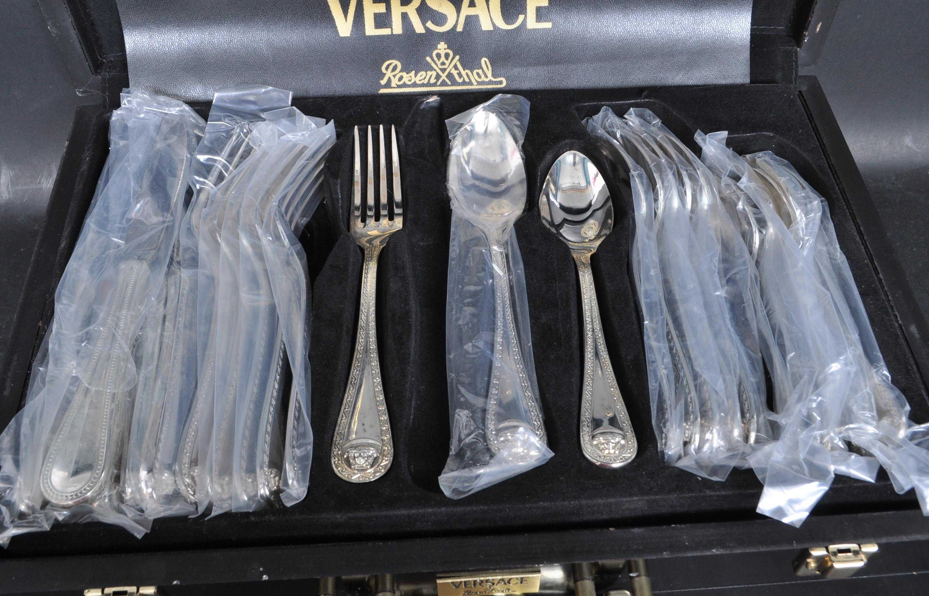 VERSACE ROSENTHAL CUTLERY CANTEEN - Image 3 of 9