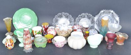 LARGE COLLECTION OF EARLY 20TH CENTURY GLASS