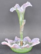 ART NOUVEAU VASELINE GLASS EPERGNE CENTREPIECE