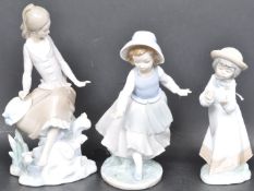 COLLECTION OF VINTAGE PORCELAIN FIGURINES - LLADRO / NAO