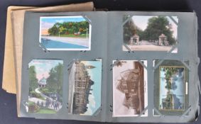 EARLY 20TH CENTURY EDWARDIAN POSTCARDS ALBUM