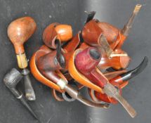 COLLECTION OF TEN VINTAGE PIPES