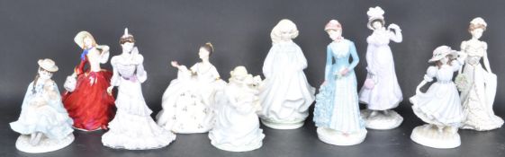 ROYAL WORCESTER, ROYAL DOULTON & COALPORT FIGURES