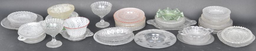 COLLECTION EARLY 20TH CENTURY & LATER DECORATIVE GLASS
