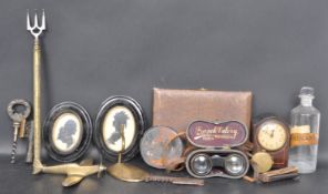 COLLECTION OF 19TH CENTURY AND LATER CURIOS