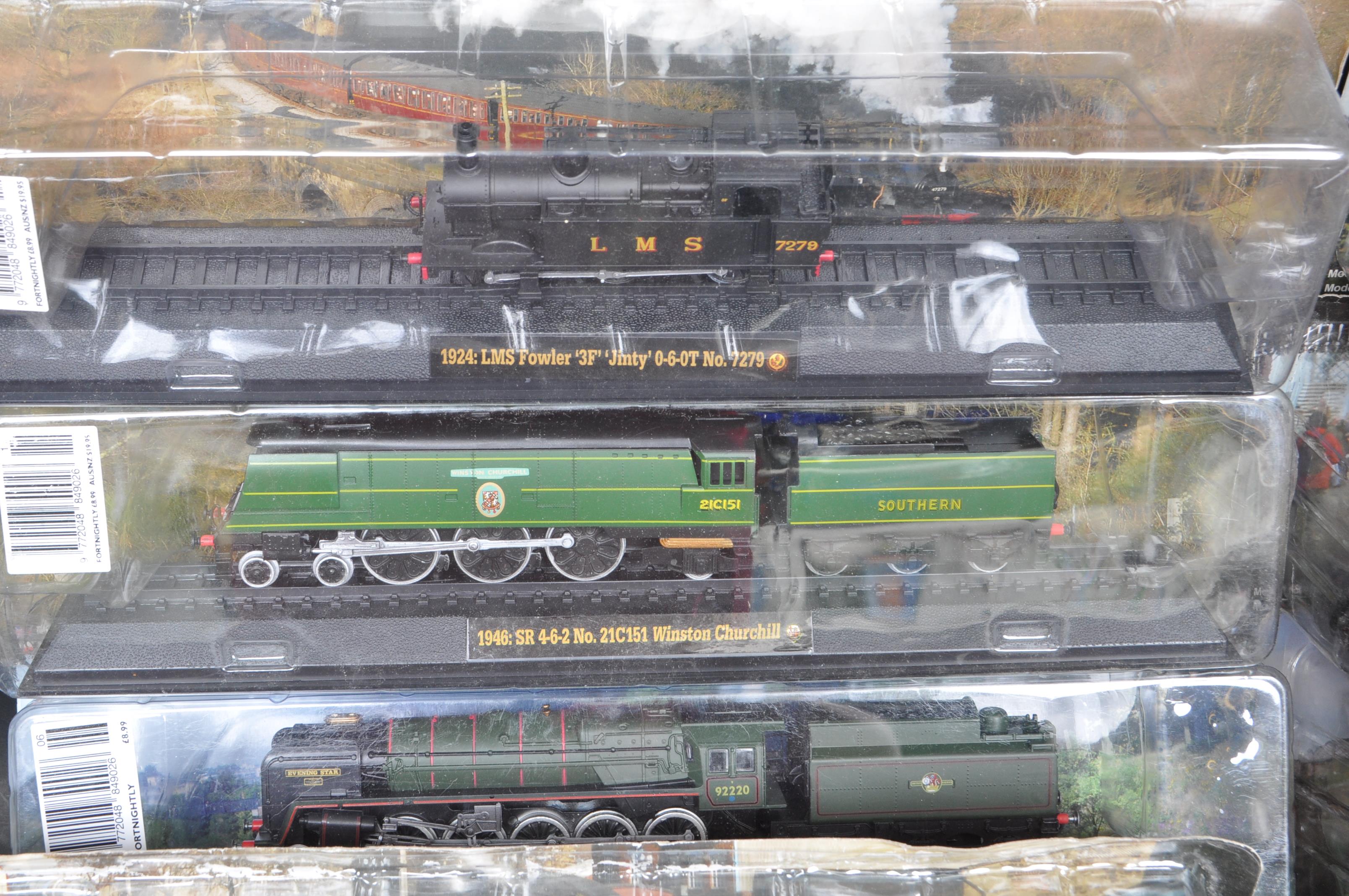 COLLECTION OF 12 AMERCOM COLLECTOR MODEL TRAINS - Image 2 of 9