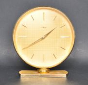 MID 20TH CENTURY SWISS MADE IMHOF MANTEL CLOCK