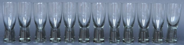 TWELZE DANISH HOLMEGAARD CANADA SHOT GLASSES