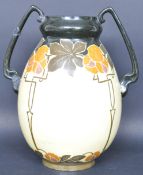 VINTAGE SECESSIONIST VASE WITH TWIN HANDLES