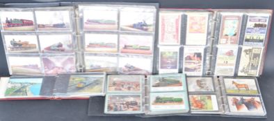 COLLECTION OF VINTAGE 20TH CENTURY MOSTLY RAILWAY RELATED POSTCARDS