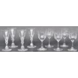 COLLECTION OF 19TH CENTURY VICTORIAN SHERRY GLASSES