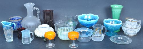 LARGE COLLECTION OF EARLY 20TH CENTURY GLASS