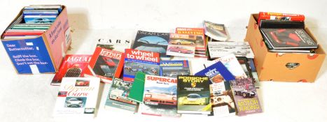 LARGE COLLECTION OF MOTOR CAR AUTOMOBILE REFERENCE BOOKS