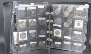 COLLECTION OF BRITISH & FOREIGN SILVER AND COPPER COINS