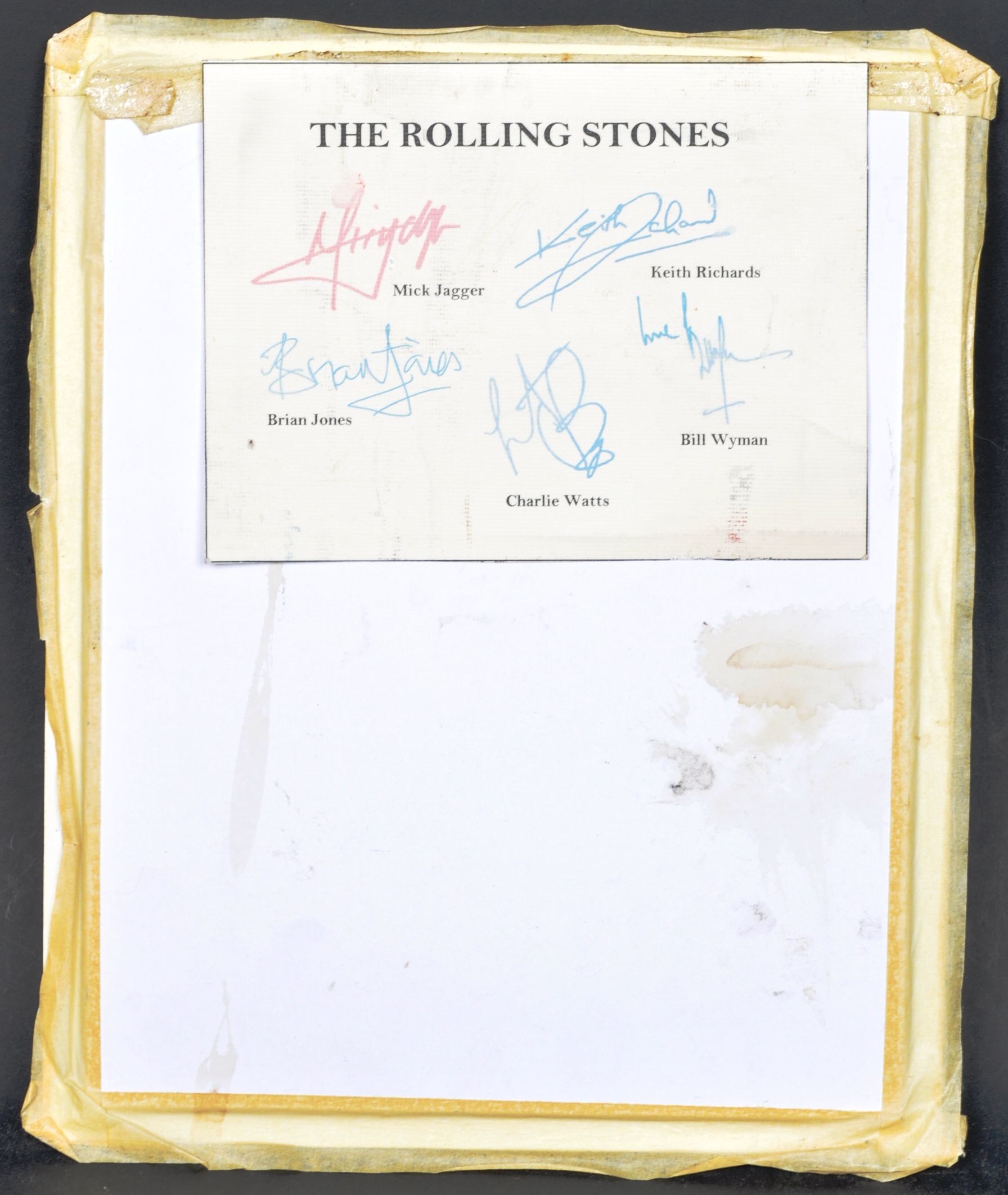 VINTAGE 20TH CENTURY ROLLING STONES FACSIMILE PHOTOGRAPHS - Image 2 of 3