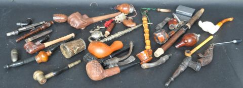 LARGE COLLECTION OF VINTAGE 20TH CENTURY PIPES