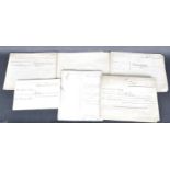 COLLECTION OF 18TH & 19TH CENTURY INDENTURES & DOCUMENTS