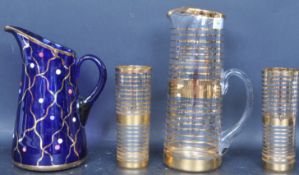 RETRO VINTAGE 1960'S LEMONADE PITCHERS AND GLASSES