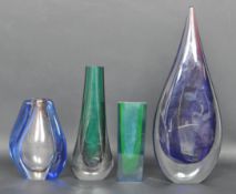 COLLECTION OF VINTAGE WHITEFRIARS ART STUDIO GLASS