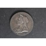 SILVER 1837 QUEEN VICTORIA JUBILEE MEDAL COIN