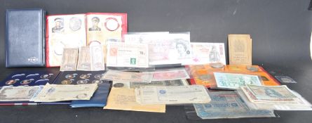 COLLECTION OF UK AND INTERNATIONAL CURRENCY