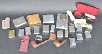COLLECTION OF VINTAGE LIGHTERS AND CIGARETTE CASES