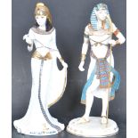 COALPORT CLEOPATRA FIGURE & WEDGWOOD TUTANKHAMUN FIGURE