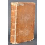 DRELINCOURT CHARLES - 18TH CENTURY LEATHER BOUND BOOK