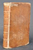 DRELINCOURT CHARLES - 18TH CENTURY LEATHER BOUND BOOK