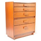 WHITE & NEWTON TEAK WOOD PEDESTAL CHEST OF DRAWERS