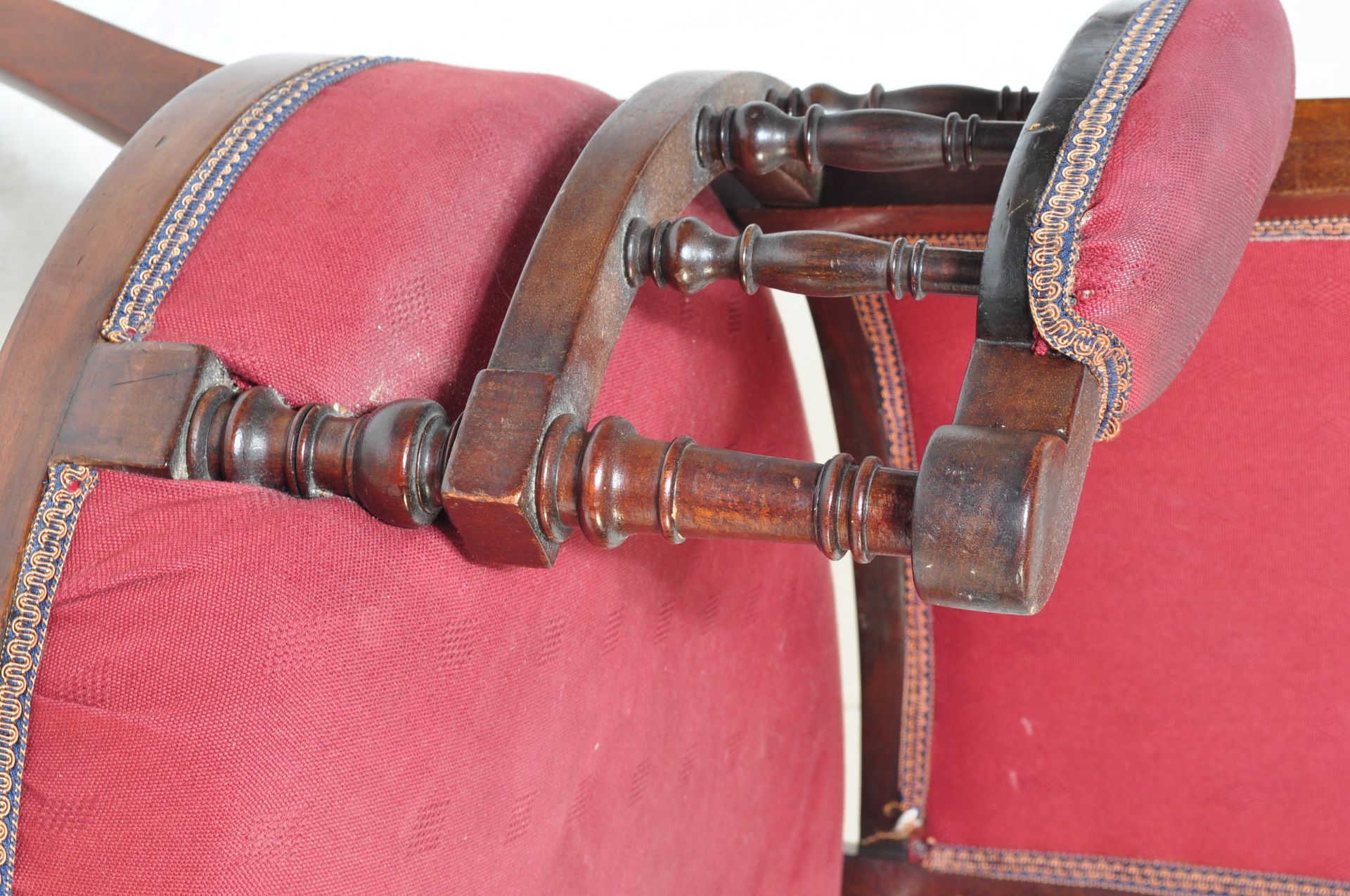 VICTORIAN MAHOGANY INDUSTRIAL OFFICE ARMCHAIR DESK CHAIR - Image 3 of 6