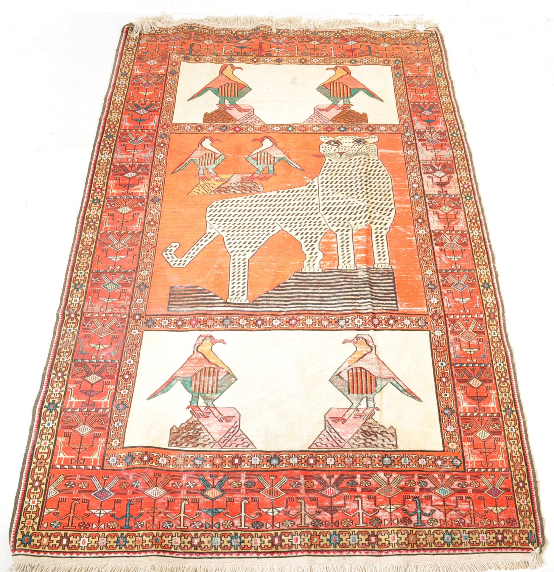 20TH CENTURY PERSIAN GABBEH - QASHQAI FLOOR CARPET RUG - Bild 2 aus 6