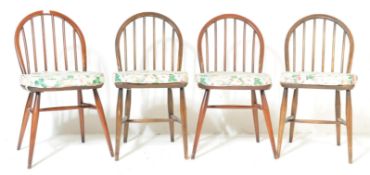LUCIAN ERCOLANI - SET OF 6 BEECH AND ELM DINING CHAIRS