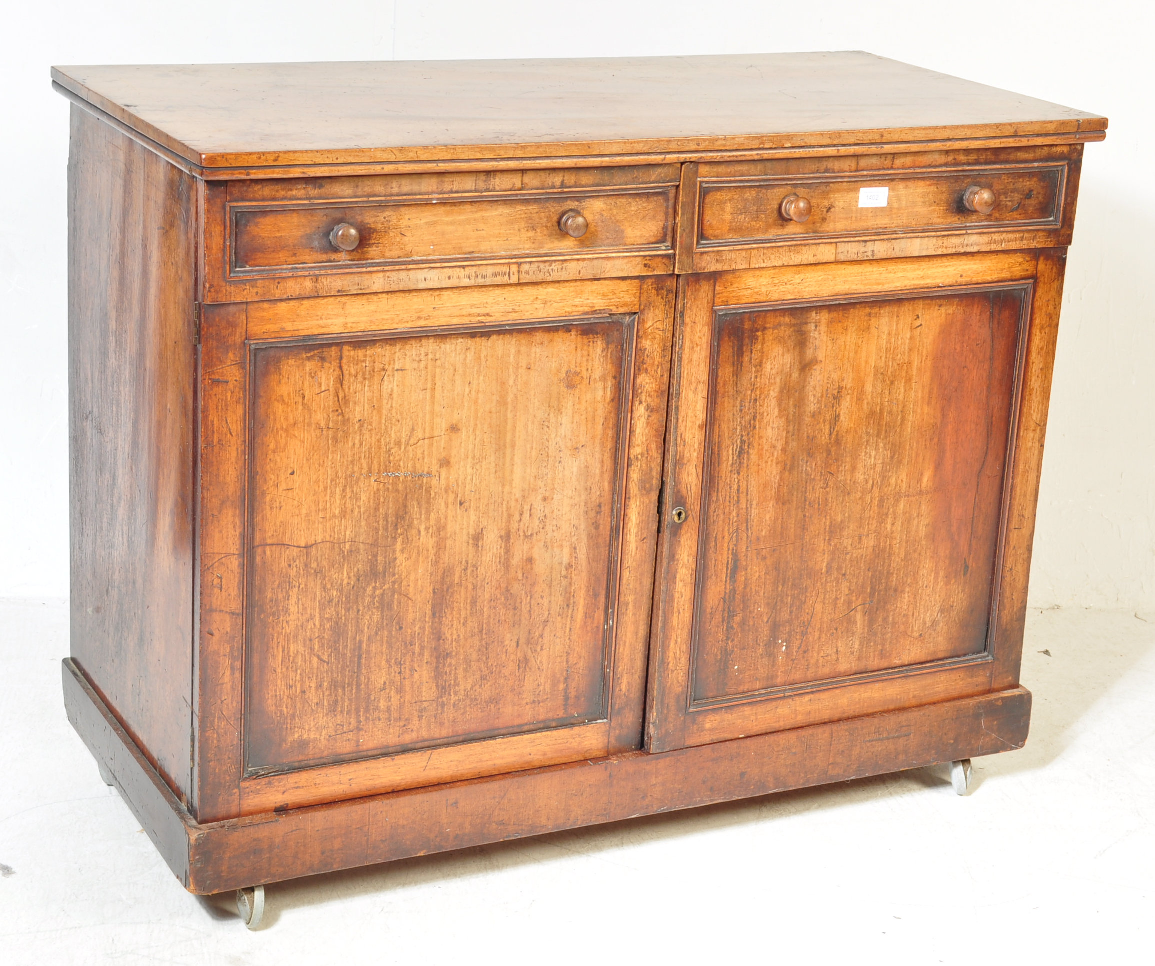 VICTORIAN 19TH CENTURY MAHOGANY SIDEBOARD - CREDENZA - Image 2 of 7