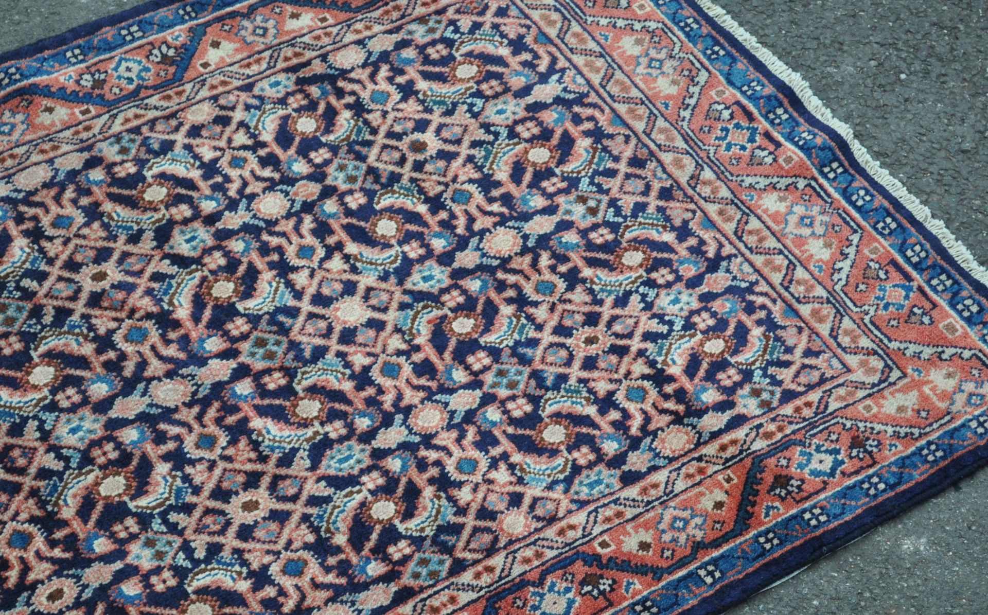 WOOL ON COTTON PERSIAN ISLAMIC MAHAL RUNNER - Bild 3 aus 4