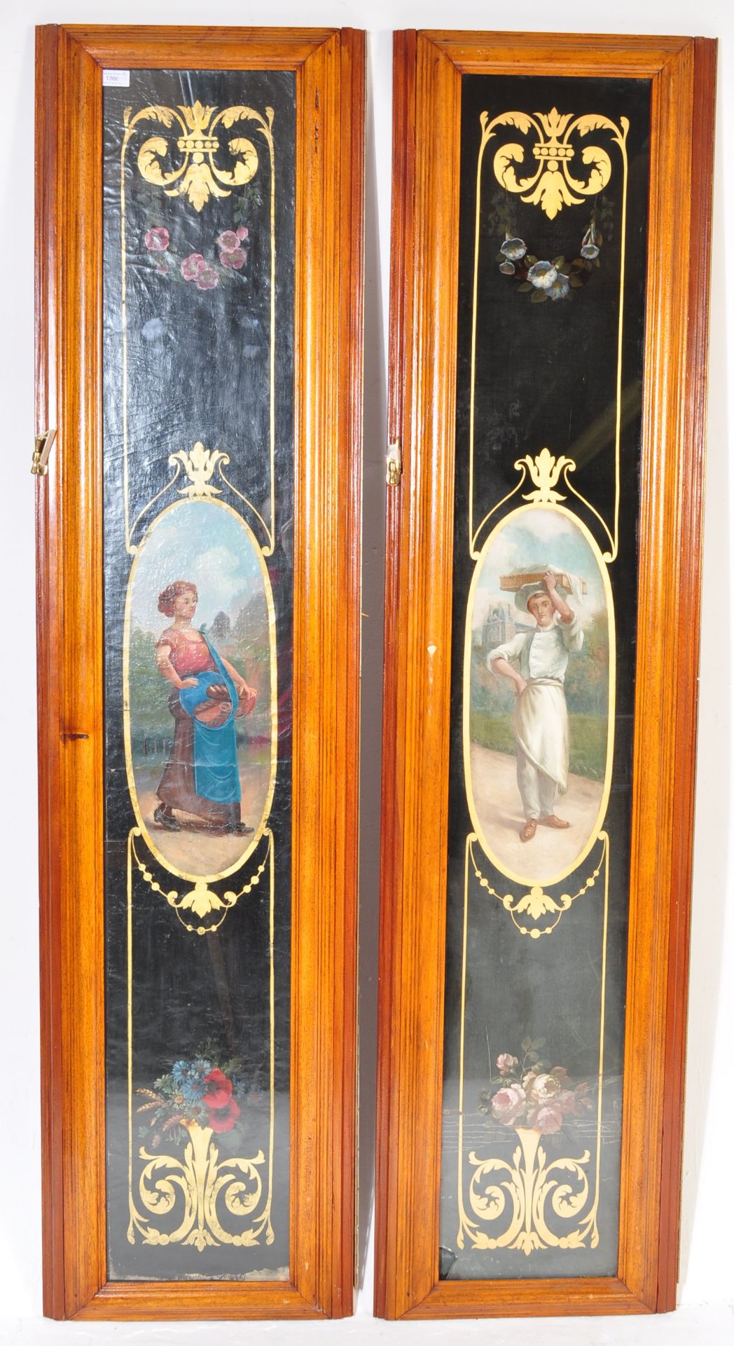 19TH CENTURY FAIRGROUND / CARRIAGE PAINTED CANVAS PANELS - Image 2 of 8