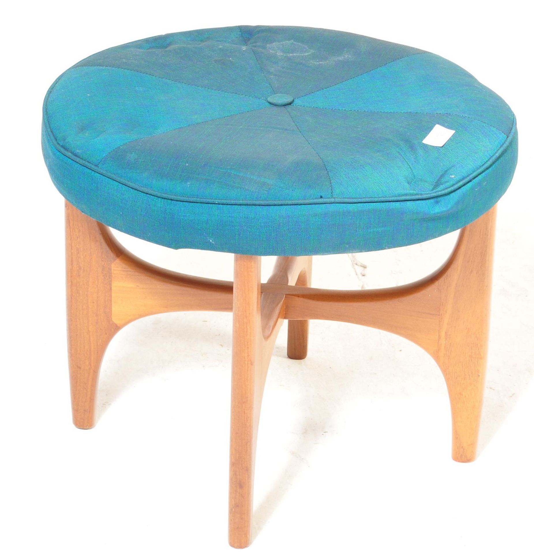 VICTOR B WILKINS G-PLAN FRESCO TEAK WOOD STOOL - Image 2 of 5