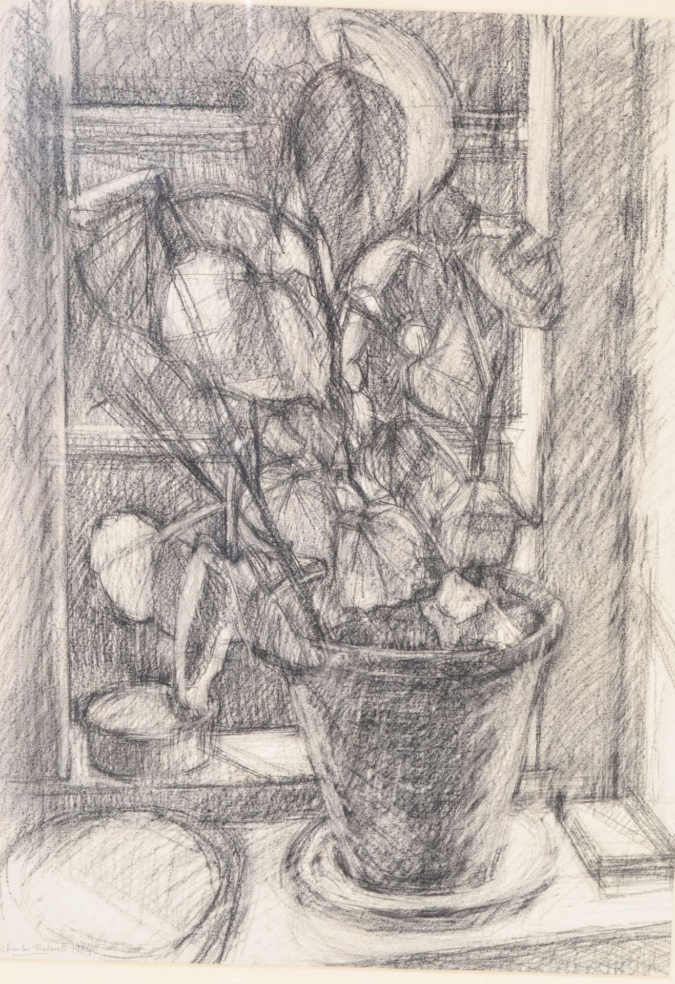 CHARLES RODWELL - 1984 - STILL LIFE PASTEL PAINTING - Image 3 of 6