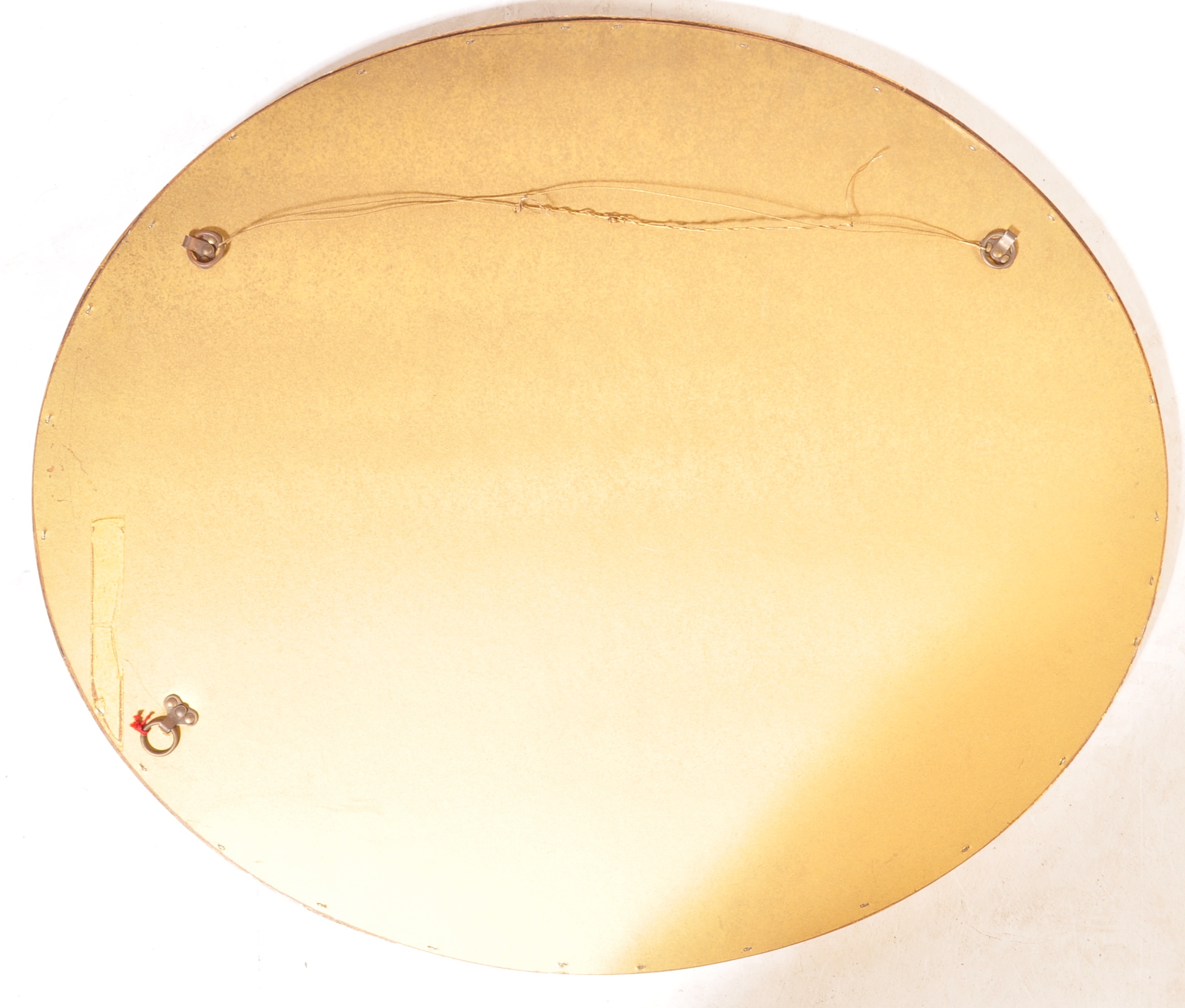 VINTAGE OVAL GILT MIRRROR - Image 3 of 3