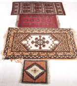 COLLECTION OF WOOL ON WOOL PERSIAN FLOOR CARPET RUGS