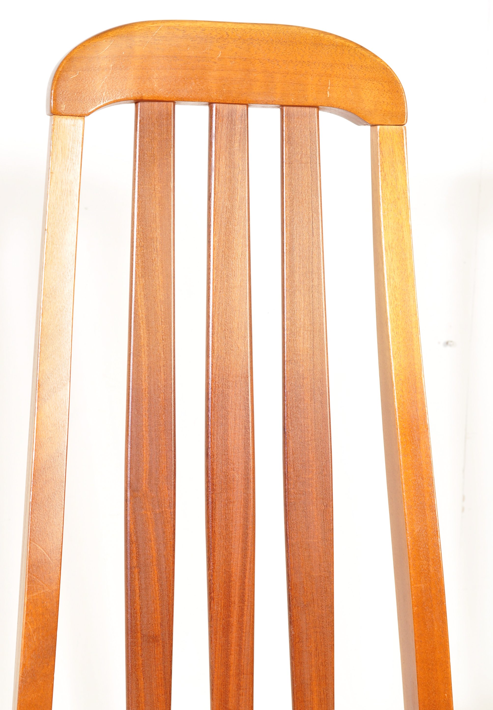 1970’S TEAK WOOD EXTENDING DINING TABLE AND FOUR CHAIRS - Image 4 of 9