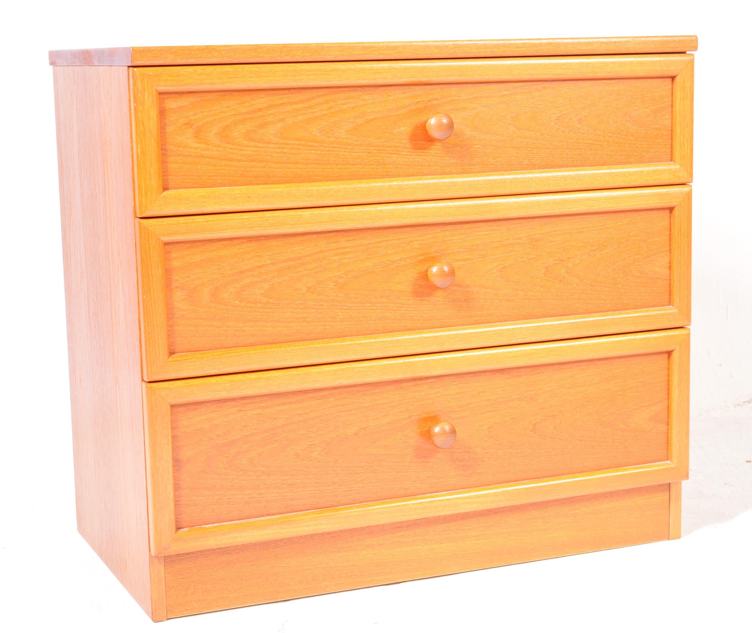 BRITISH MODERN DESIGN - G-PLAN TEAK CHEST OF DRAWERS