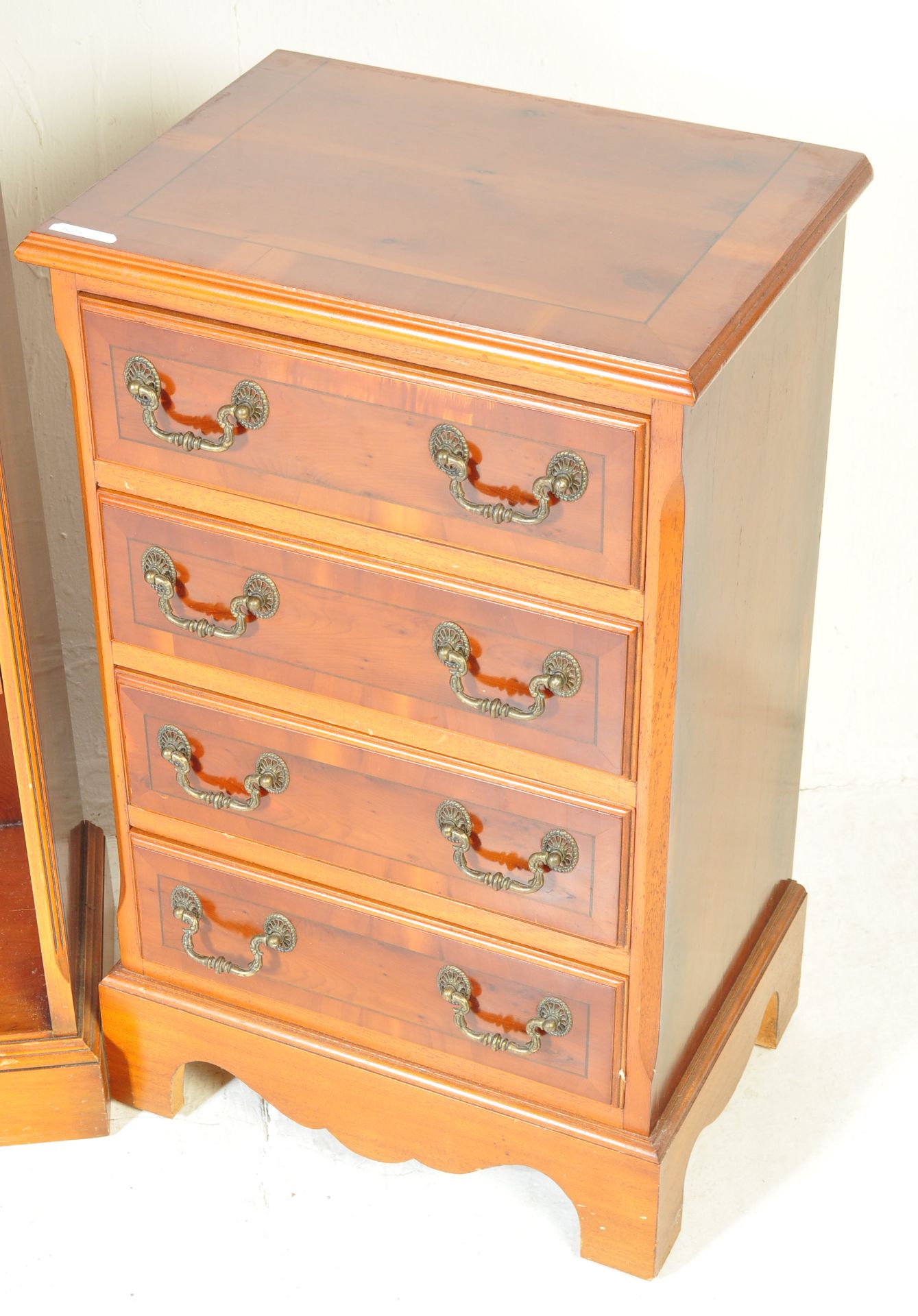 COLLECTION OF YEW WOOD REGENCY FURNITURE - Image 4 of 7