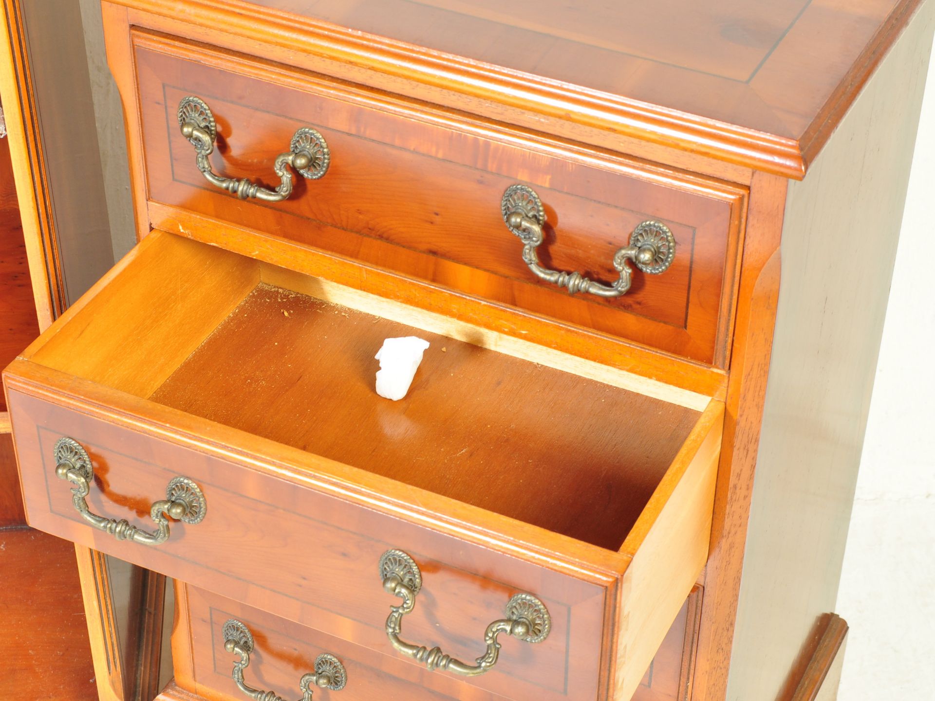 COLLECTION OF YEW WOOD REGENCY FURNITURE - Image 5 of 7