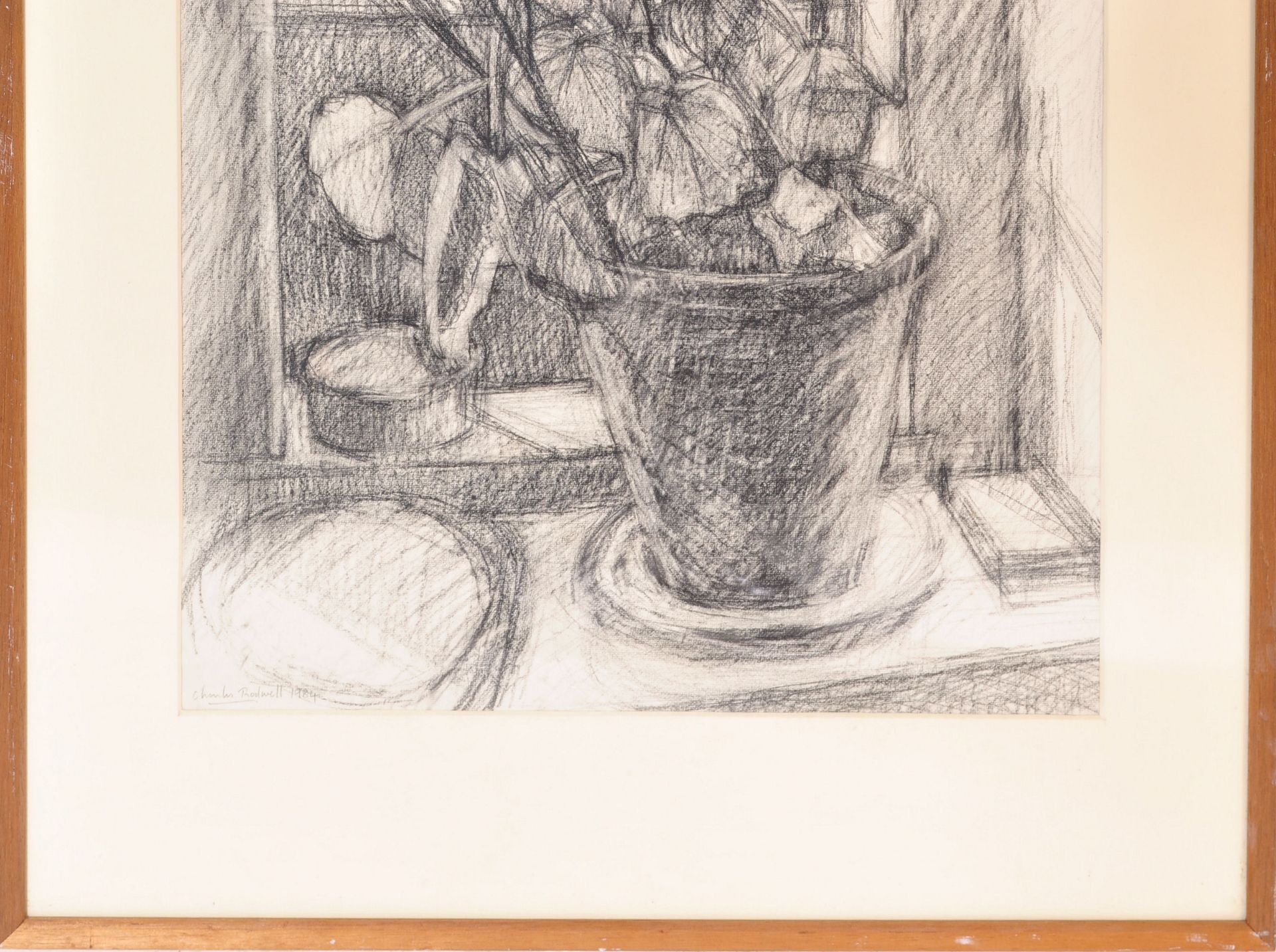 CHARLES RODWELL - 1984 - STILL LIFE PASTEL PAINTING - Image 5 of 6