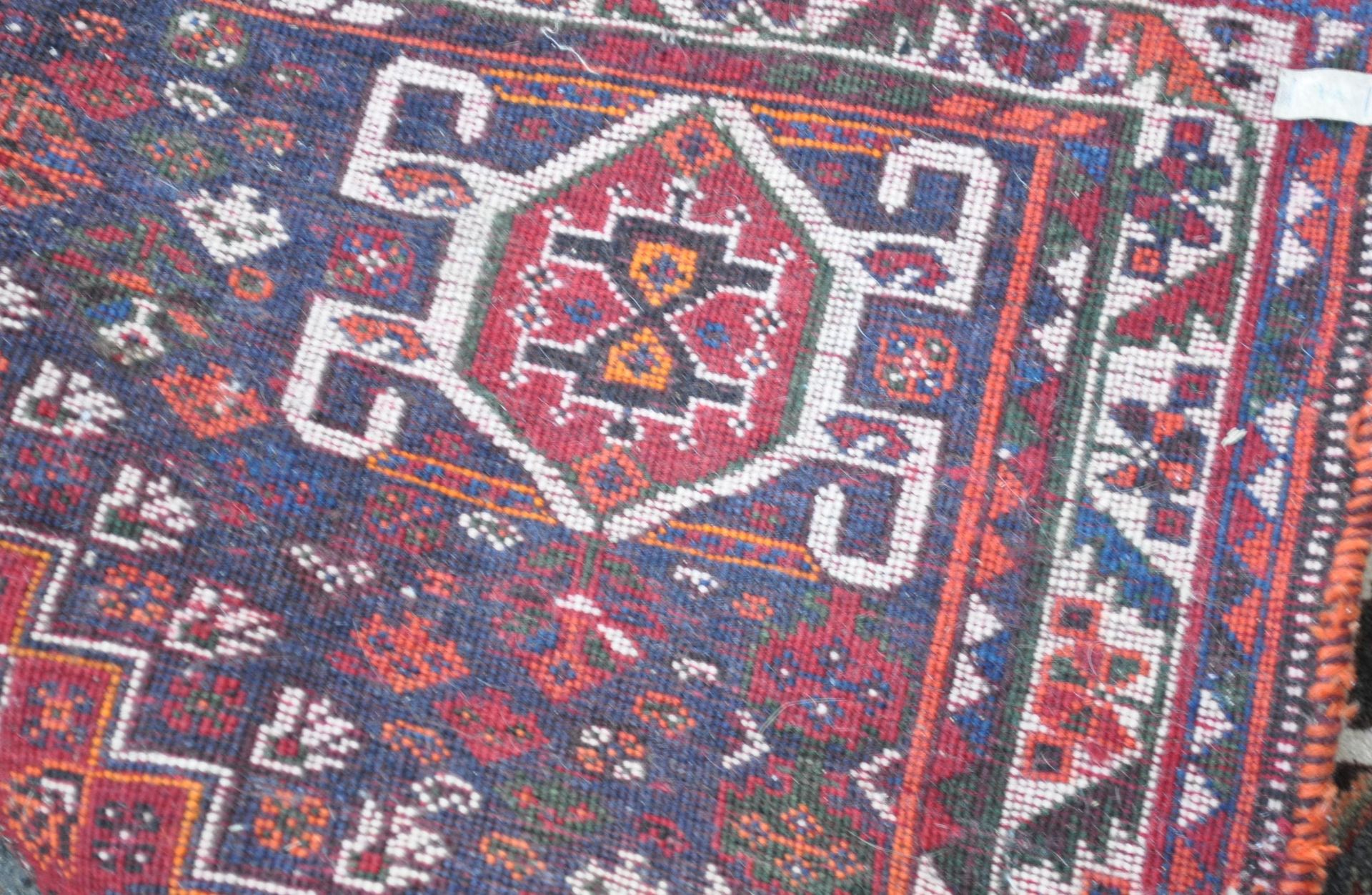 WOOL ON WOOL HAND KNOTED PERSIAN ISLAMIC QASHQAI RUG / CARPET - Bild 5 aus 5