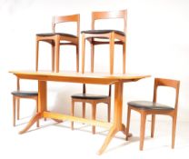 RETRO VINTAGE EXTENDING DINING TABLE AND CHAIRS