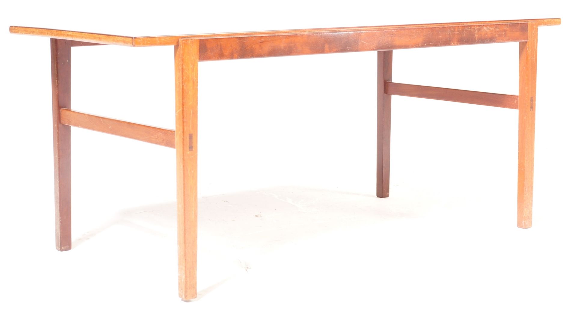 RETRO MID CENTURY TEAK WOOD LONG JOHN COFFEE TABLE